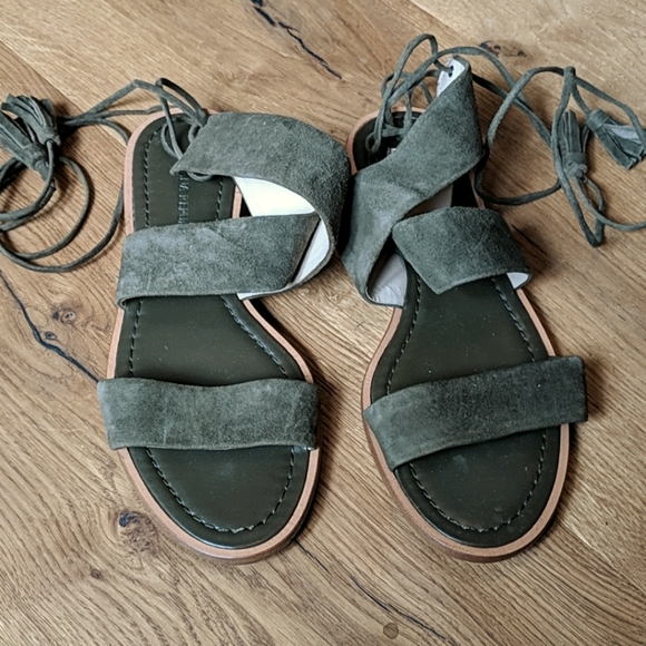 Banana Republic Shoes - BR olive suede gladiator sandals